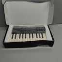 MIDI Keyboard Controller, 25 Key Rechargeable MIDI Keyboard with 8 Backlit Drum Pads, 8 Knobs, OLED Display, DAW Integration, MIDI Controller for Music Production