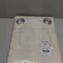 NICETOWN Natural Linen Curtains 84 inch Long 2 Panels Set, Grommet Top Thick Linen Burlap Semi Sheer Vertical Drapes Privacy Assured with Light Filtering for Bedroom/Living Room, W55 x L84