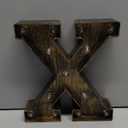 Pooqla Vintage Light Up Marquee Letters with Lights – Illuminated Industrial Style Lighted Alphabet Letter Signs  Coffee Bar Apartment Bedroom Wall Home Initials Decor  X