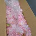 4ft Cherry Blossom Tree, Artificial Cherry Blossom Flowers Tall Floor Plant Pre-Potted Pink Cherry Plant Decorative Tree for Indoor Outdoor Wedding Party Home Office Decor (8in)