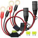 2 Pack GC008 X-Connect fit for NOCO Battery Charger Accessories Cables,M10 (3/8in) XL Eyelet Terminal, Replacement NOCO Battery Connector Smart Batteries Trickle Charger Cable