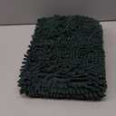 OLANLY Bathroom Rugs 30x20, Extra Soft Absorbent Chenille Bath Rugs, Rubber Backing Quick Dry, Machine Washable Bath Mats for Bathroom Floor, Tub and Shower, Home Decor Accessories, Blackish Green