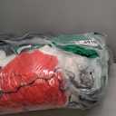 14 Ft by 8.5 Ft Giant Christmas Inflatable Black Santa Holding Gift Bag, African American Christmas Decorations, Blow up Xmas Decor Built in LED Lights for Yard Lawn Garden