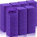 Oudain 200 Pcs Microfiber Cleaning Cloth 16x16 Inch Microfiber Towels for Car Ultra Absorbent Cleaning Rags Reusable Lint Free Streak Free Detailing Towel for Car Washing Drying Dusting (Purple)