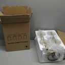 4-Light Bathroom Light Fixtures, Brushed Gold Modern Vanity Lights Over Mirror with Clear Glass Shade, Bathroom Wall Lamp for Mirror Kitchen Living Room Hallway Cabinet Porch Bedroom Reading room