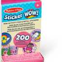 Melissa & Doug Sticker Wow! Mini Activity Pad and 200+ Refill Stickers for Sticker Stamper Arts and Crafts Fidget Toy Collectibles Assorted Favorite Things Stickers - FSC-Certified