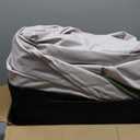 Full Size Air Mattress with Built in Pump, 18" Raised Comfort Air Bed, Upgraded Flocked Top Blow up Mattress with Carrying Bag, Inflatable Mattress for Guests & Home, AirBed, 650 lbs Max (Green)