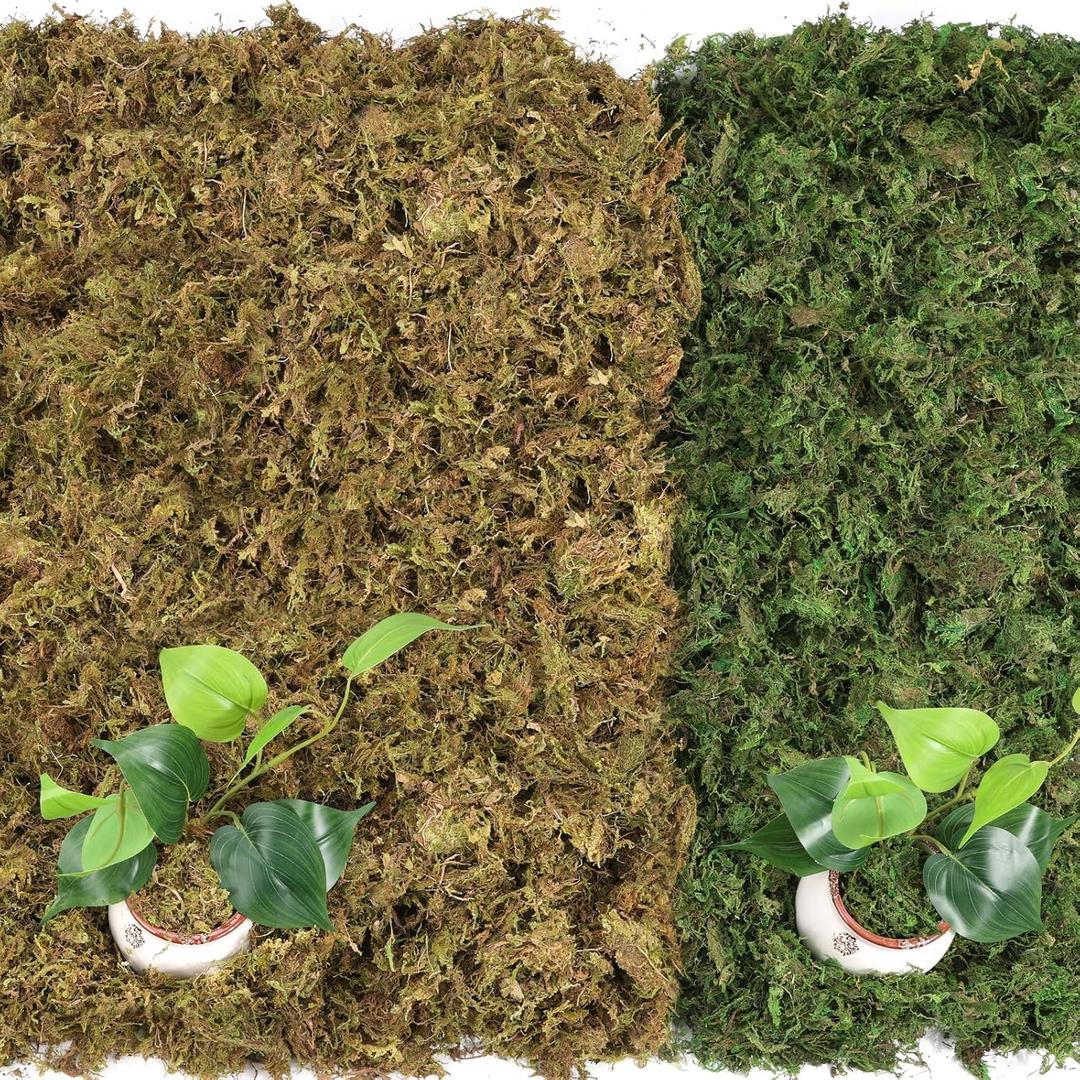 Artificial Moss - 45.86 OZ (2.89LB) - Premium Fake Moss Versatile for Crafts & Dcor - Natural Look, Low Maintenance, Perfect for Fairy Gardens, Terrariums, Wedding Decor & Faux Potted Plants