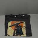 Japan Samurai Warrior Fighter Ukiyo Ink Artwork Samurai T-Shirt (Small, Black)