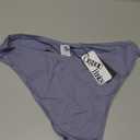 Organic Basics womens Soft Touch Veil Thong Underwear (XX-Large, Silver Mist)