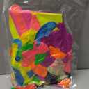 UV Neon Balloons, Glow in the Dark Party Supplies Neon Foil Explosion Star Balloon Kit Cone Balloons Glow in the Dark Birthday Decorations for Blacklight Party Decoration, 5", 10", 12", 18"