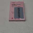 LitBear Travel Makeup Mirror with Lights, Rechargeable Double-Sided 10X/1X Magnifying Mirror, Portable Lighted Beauty Mirror, 3 Color Lighting, Dimmable Touch Screen, Tabletop Handhold Hanging (White) (Rose Gold)