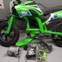 Electric Motorcycle for Kids, 300W Electric Motorcycle, 3-Speed Modes Motorcycle for Kids Ages 3-6, Electric Motocross Off-Road Motorcycle Mini Dirt Motorcycle Green