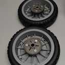 107-3709 Lawn Mower Rear Wheel Gear Assembly, 8x2 inch Wheel Compatible with Toro Super Recyclers, 2 Pack