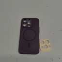 ESR for iPhone 14 Pro Case with MagSafe, Supports Magnetic Charging, Smooth & Slim Silicone Case, Shockproof, Full Screen and Camera Protection, Soft Microfiber Lining,Purple