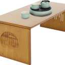 Japanese Floor Table, Folding Bamboo Coffee Tables for Sitting On The Floor, Portable, No Assembly, 31.5 * 14.6 * 11.8inch, (31.5 * 14.6 * 11.8inch)