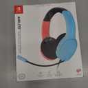 PDP Gaming LVL40 Airlite Stereo Headset for Nintendo Switch/Lite/OLED - Wired Power Noise Cancelling Microphone, Lightweight Soft Comfort On Ear Headphones (Mario Neon - Red & Blue)