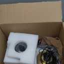 Bedside Table Lamp with Glass Shade, Small Nightlight Lamp Elegant Gray Ribbed Glass Nightstand Lamp Modern Desk Lamp with Plug-in Style for Bedroom Living Room Tabletop Dia5.9 x H9.8