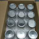 Yodecy 12 Pack 16oz Mason Jars, Regular Mouth jars with Silver Metal Lids, Canning Jars for Overnight Oats, Food Storage, Dry Food, Snacks, Candies and More, 3.74 inches x 4.7 inches