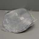 DII Woven Placemats Collection Metallic Round Placemat Set, 15", Platinum Silver, 4 Piece