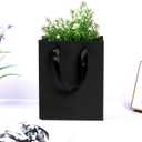 MOXARYSU Black Gift Bags With Handles: 8x5x10 Inch 30pcs Black Paper Bags Medium Bulk For Party Shopping Birthday Wedding (M, 30)