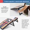 Portable Cornhole Board Set,24 x 16 in Corn Hole Games, Adjustable Angle & Dual Modes (Child/Adult) for Free Switch,Extra-Thick Material, Cornhole Game Boards with 8 Bean Bags with Storage Bag