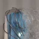 Weysat 8 Pcs Christmas Acrylic Photo Ornaments Hanging Picture Frame Ornaments 2 x 3 Inch Picture Frames with Magnetic Attraction for Christmas Tree Tear The Scratch Film Before Use(Silver)