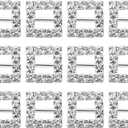 uxcell Rhinestone Buckles Slider, Rhinestone Crystal Ribbon Buckle for Christmas DIY