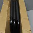 WALMANN Kayak Storage Rack, Wall Mount Kayak Hooks for Garage Utility Storage Hangers for Canoe, Surfboard, Skiis, Snowboard, Paddle Board, Ladders (Large, Black-Pack of 6)