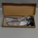 LED Desk Lamp with Clamp, Eye-Caring Clip on Lights for Home Office, 3 Modes 10 Brightness, Long Flexible Goose-Neck, Metal, Swing Arm Architect Task Table Lamps with USB Adapter, Black