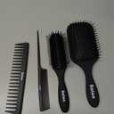 Balon Hair Brush for Women and Men, 4Pcs Paddle Brush Detangling Brush Hair Comb Set for Long Thick Thin Curly Hair, Hairbrush Great On Wet or Dry, No More Tangle