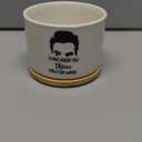 I Have Asked You Thrice Now for Water Ceramic Succulent Planter Pot with Drainage,Funny Plants Pots Schitts Merchandise Gifts,for Women Mom Plant Lovers Gifts,3.5 inch(Plant Not Included)