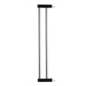 BABELIO Metal Baby Gate, 5.5inch (14cm) Black Extension, Extra Wide Baby Gates for Stairs & Doorways, Pressure Mounted Walk Thru Child Gate with Door, NO Need Tools NO Drilling, 30" Tall