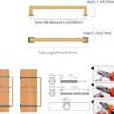 3818 10 Pack 6.3inch(160MM) Champagne Bronze Cabinet Pulls,Champagne Gold for Kitchen Cabinet Handles,Kitchen Handle for Cabinets Cupboard Handles Drawer Pulls