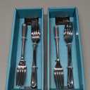 2 Pack, Towle Living Forged Stainless Steel 4 Dinner Forks