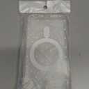 ZTOFERA Magnetic for iPhone 17 Case,Cute Polka Dot Phone Case Aesthetic Striped Clear Trendy Slim Soft Shockproof Protective Phone Cover for Women Girls,White Dot