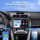 (8Core + 128GB) QLED Touch Screen Car Radio for Toyota Camry 2012 2013 2014 | QLED Touch Screen,Wireless Carplay&Android Auto&Mirrolink, FM Radio, GPS Navigation,DSP,Back-up Camera,Blutooth,SWC