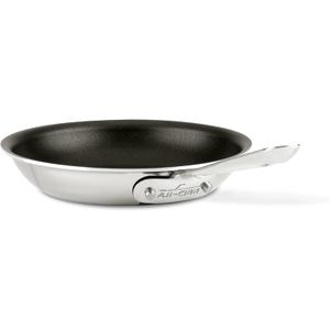 All-Clad D3 9 Inch Stainless Steel Pro Non Stick Frying pan, 3-Ply Stainless Steel Pan, Induction, Oven Broiler Safe 500F, Pancake Egg Pan, Skillet, Professional Cookware, Silver