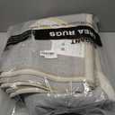 6x9 Area Rugs Living Room: Washable Boho Large Neutral Vintage Soft Rug Stain Resistant Distressed Farmhouse Non-Slip Indoor Floor Carpet for Bedroom Nursery Kids Office Dining Room- Beige Blue