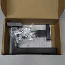 Toilet Paper Holder, Wall Mounted Post Pivoting Square Tissue Holders Roll Holder Hangers for Bathroom, Commercial Toilet Paper Dispenser, Matte Black