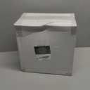 FLOWERCAT 100PCS Clear Plastic Plates - Heavy Duty Clear Disposable Plates for Fall Party/Wedding/Christmas - Include 10inch & 7inch Dinner/Dessert Plates for 50guests