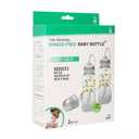 Hands-Free Baby Bottle - Anti-Colic Nursing System 9 oz Baby Bottle with Fast Flow Nipple/Teat 3m+ with Tube Straw Feeding System for Toddler (2 Bottles - Dinosaur)