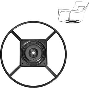 24" Recliner Ring Swivel Base Heavy Duty Metal Chair Sofa Furniture w Swiveling Bottom Replacement Part with 10 inch Plate