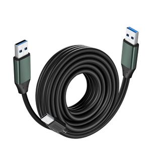 Kumiho 30Ft USB 3.0 Cable Male to Male Type A to A Cable for Data Transfer, Hard Drive Enclosures, Laptop Cooler, DVD Player, USB Hub