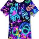 Enlifety Boys Girls T-Shirts 3D Graphic Shirts Kids Cool Short Sleeve Tees Size 4-14T (9-12 Years)