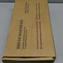 Enameled Cast Iron Sourdough Bread Oven, Dutch Oven, incl. Sourdough Bread-Baking Supplies like Banneton Bread-Proofing Basket - 5QT Loaf Cast Iron Bread Pan for Homemade Bread Baking, Red Meatloaf Pan with Lid