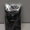 Leather Phone Holster with Strong Metal Belt Clip and Magnetic Closure Compatible with iPhone 16/15/14/13/12 Pro and Non-Pro, Galaxy S25 S24 S23 S22, M-Black