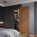 36inch Concealed Sliding Barn Door Hardware with Soft Close Mechanism, Aluminum Track, Invisible Floor Track, Fit MIN Opening Width 28in, Wall Mount System(Door is not Included)