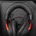 HyperX Cloud III  Wired Gaming Headset, PC, PS5, Xbox Series X|S, Angled 53mm Drivers, DTS Spatial Audio, Memory Foam, Durable Frame, Ultra-Clear 10mm Mic, USB-C, USB-A, 3.5mm  Black/Red