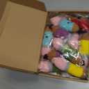 Poen 12 Sets Employee Appreciation Gifts Crochet Knitted Pencils Thank You Greeting Card Set 6 Colors Pencil Sign with Drawstring Organza Bags for Coworker Office End of Year Teacher Gifts Option